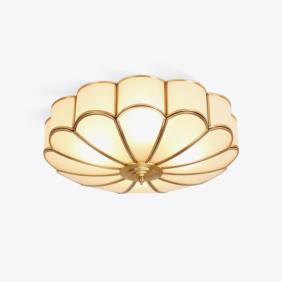 Plafonnier Design Fleur Verre